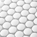 Starmosaic Shapes Penny Round White Matt - фото в интерьере