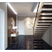 Керамогранит Staro Oasis CONICAL BLACK 60x60 HIGH GLOSS - фото в интерьере