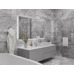Керамогранит Staro Palacio IMPERADOR GREY 60x120 POLISHED - фото в интерьере