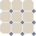 Керамогранит TopCer Octagon White Blue Cobalt Dots 30x30