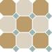 Керамогранит TopCer Octagon Yellow White Turquoise 30x30