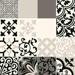 Tubadzin Beat Of White Decor 16-Elements Patch A 59.8x59.8