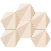 Tubadzin Beat Of White Mosaic Hex 22.1x28.9