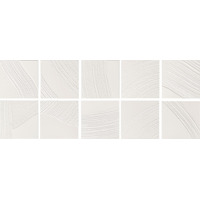 Tubadzin Brass Dekor White Mix 14.8x14.8