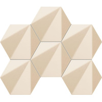 Tubadzin Chenille Mosaic Beige Hex 22.1x28.9