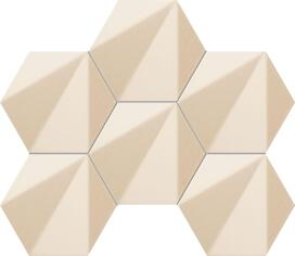 Tubadzin Chenille Mosaic Beige Hex 22.1x28.9