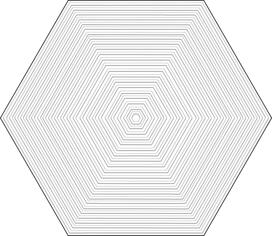 Керамогранит Tubadzin Cielo E Terra Dekor Beige Geometry 1 Mat 19.2x22.1