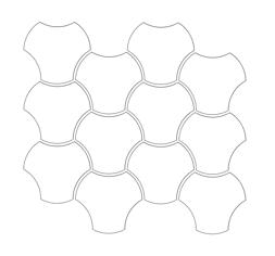 Керамогранит Tubadzin Cielo E Terra Mozaika Beige Up Down 1 Mat 29.8x34.3