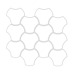 Керамогранит Tubadzin Cielo E Terra Mozaika Polvere Up Down 1 Mat 10 mm 29.8x34.3