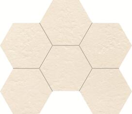 Tubadzin Crude Mosaic Hex Grey 22.1x28.9