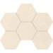 Tubadzin Crude Mosaic Hex Grey 22.1x28.9