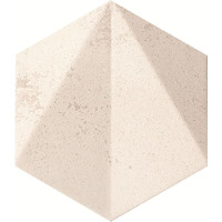 Tubadzin Free Space Decor Hex White Str 11x12.5