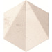 Tubadzin Free Space Decor Hex White Str 11x12.5