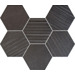 Tubadzin Horizon Mosaic Hex Black 22.1x28.9