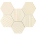 Tubadzin Horizon Mosaic Hex Ivory 22.1x28.9