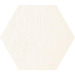 Tubadzin Mild Garden White Hex 19.2x22.1