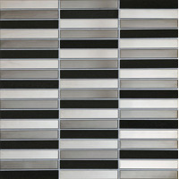 Tubadzin Mosaic Drops Metal Grey Stone 29.8x30.4