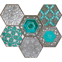 Tubadzin Mosaic Lace Absinthe 22.1x28.9