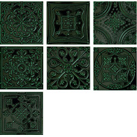 Tubadzin Tinta Decor Green 14.8x14.8