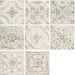 Tubadzin Tinta Decor White 14.8x14.8