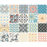 Tubadzin Unit Plus Decor Patch White 22.3x22.3