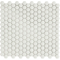 Стекло Vallelunga Cube White Hex 28.5x30.5