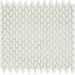 Стекло Vallelunga Cube White Rice 28.5x30.5