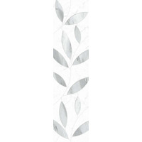 Керамогранит Vallelunga Cut On Size Composizione Foglie Carrara Argenta 60x240