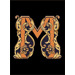 Керамогранит Versace Alphabet Lettera Nera M 14.5x19.4