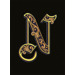 Керамогранит Versace Alphabet Lettera Nera N 14.5x19.4