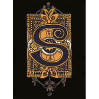 Керамогранит Versace Alphabet Lettera Nera S 14.5x19.4
