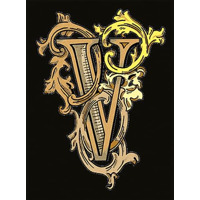 Керамогранит Versace Alphabet Lettera Nera V 14.5x19.4