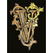 Керамогранит Versace Alphabet Lettera Nera V 14.5x19.4