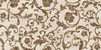Керамогранит Versace Emote Floreale Crema-Marrone 39x78