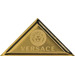 Керамика Versace Firma Triangolo Medusa Gold Pvd 8.7x4.5