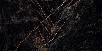 Керамогранит Versace Marble Nero Saint Laurent Lap 58.5x117.5
