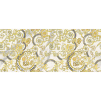 Керамогранит Versace Maximvs Megabarocco Bianco-Nero-Oro 120x278