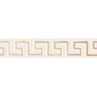 Керамика Versace Olympus Listello Greca Oro Bianco 10x50