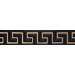 Керамика Versace Olympus Listello Greca Oro Nero 10x50