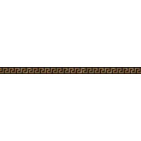 Керамика Versace Olympus Listello Greca Oro Nero 2.5x50
