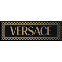 Керамика Versace Solid Gold Firma Black 20x60
