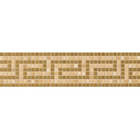 Керамика Versace Vanitas Fascia Greca Gold Beige 9.8x39.4