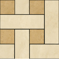 Керамогранит Versace Vanitas Mosaico Chesterfield Mac Beige Oro 30x30