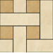 Керамогранит Versace Vanitas Mosaico Chesterfield Mac Beige Oro 30x30