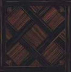 Керамогранит Versace Villa Ebano Nero-Roso Cassettonato Intreccio Lappato 58.5x58.5