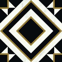 Керамика Villeroy Boch Victorian By Mary Katrantzou Черно-Белый 20x20