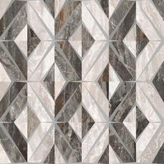 Керамогранит VitrA Bergamo Геометрический Микс Декор Теплая Гамма ЛПР 60x60