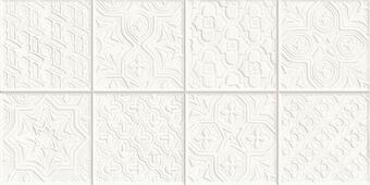 VitrA CraftMix Cream Scored Regular Decor Patchwork Glossy 30x60