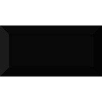 Керамогранит VitrA Miniworx Ral 0001500 Black Metro Glossy 10x20