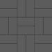 Керамогранит VitrA Miniworx Ral 0005500 Dark Grey Crosshatch Glossy Nn 5x10 30x30